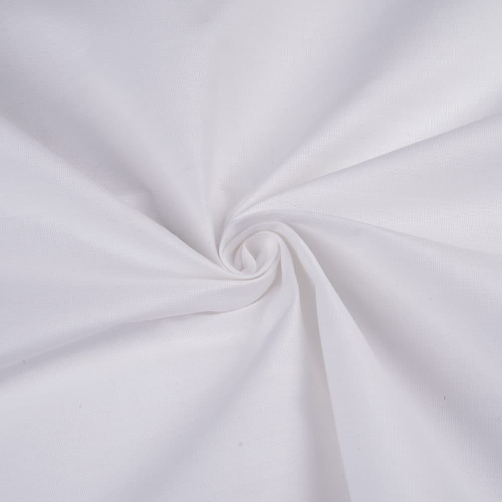 White Handspun & Handwoven Pure Khadi 90 GSM Fabric - Bleached & Dyeable